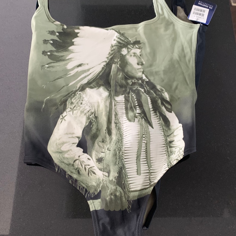 CIA. MARITIMA one piece swimsuit + coverup/wrap